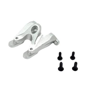 Imagem de Dynwave Suporte de asa traseira RC 1:24, peças de reposição para montagem em carros RC, acessórios resistentes para modelismo para Wltoys 244016, Argent