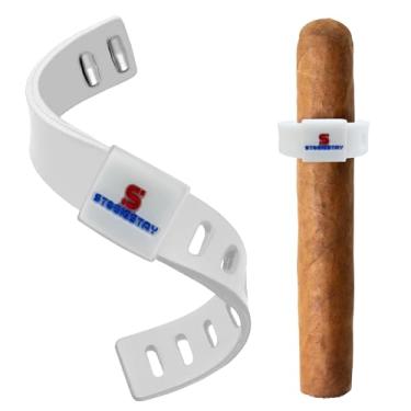 Imagem de Suporte magnético StogieStay - Clipe portátil para carrinhos de golfe e acessórios para homens - Presentes de golfe premium - Perfeito para pesca, churrasco, acampamento e eventos esportivos (branco