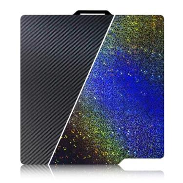 Imagem de IdeaFormer Placa de construção PET PEY de dupla face para Bambu Lab X1/X1C/X1E/P1P/P1S/A1, placa de aço de mola PET+PEY flexível e lisa 257x257mm para impressoras 3D Bambu