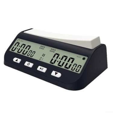 Imagem de Digital Chess Timer with Large Buttons - Multi-Functional Stopwatch Chess, Go, Chinese Chess Games