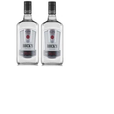 Imagem de Kit Gin Rock's Seco 1000ml 2 Unidades