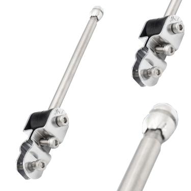 Imagem de Antena Corta Pipa Moto Retrátil Retrovisor Inox 9/12Pta HRC6