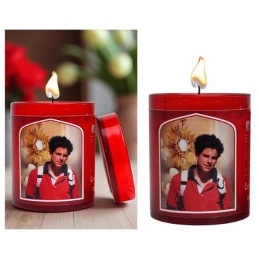Imagem de Vela Perfumada Carlo Acutis com Oração - FORNECEDOR 17