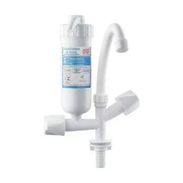 Imagem de Purificador de Agua Mesa C/ Bica Movel Plus Herc, Branco, 45 cm , ABS