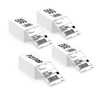 Imagem de Etiquetas de Envio Térmicas FLYFAR 4x6" - Pacote com 2000 Unidades