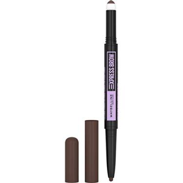Imagem de Maybelline New York Maybelline Express Brow 2-in-1 Pencil and Powder, Deep Brown, 0.02 Fl. Ounce, 260 Deep Brown, 0.02 fluid_ounces (Pack of 2)