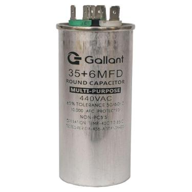 Imagem de Capacitor CBB65 Gallant 35+6MF +-5% 440 VAC GCP35D06A-IX440