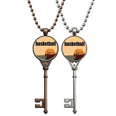 Imagem de OFFbb-USA Bola esportiva Estados Unidos chaveiro pingente joia decoração de casal