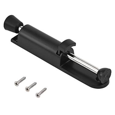 Imagem de Bettomshin Suporte de trava de porta de pedal com mola para pedal 156 mm de comprimento King Kong preto 1 peça