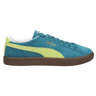 Imagem de PUMA Mens Suede Vintage Sneakers Shoes Casual - Blue,Yellow - Size 7 M