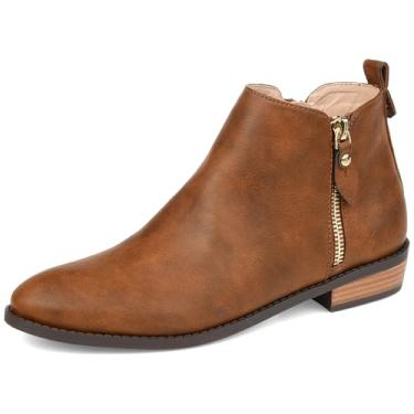 Imagem de Bota feminina Journee Collection Ellis, Marrom, 8