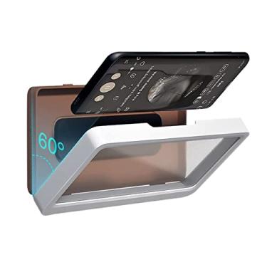 Imagem de Funien Capa Para Telefone Celular Impermeável Fixada Na Parede Com Tela De Toque Autoadesiva Antiembaçante Suporte Para Telefone Sensível Ao Toque Para Chuveiro Compatível Com A Maioria Dos Telefon