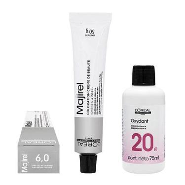 Imagem de Loreal Kit Coloração Majirel 6.0 Louro Escuro Nat. Profundo 50g +  1 Á