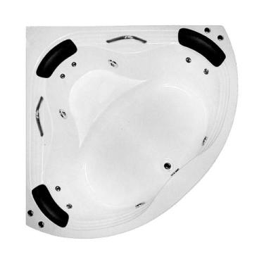 Imagem de Banheira de Canto Monte Verde COMPLETA com hidro em acrílico - Brasil 