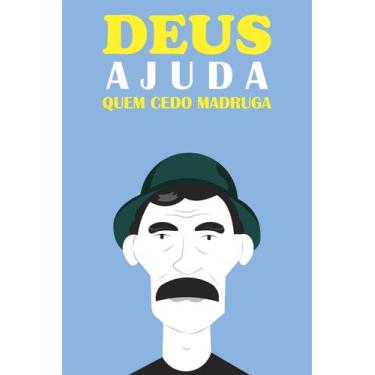 Imagem de Quadro Decorativo Frase Deus Ajuda 30x20 Mdf Madeira Adesivado - ATACA