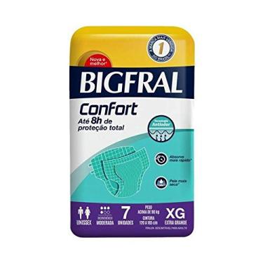 Imagem de Fralda Adulto Bigfral Confort , XG, Regular, 7 unidades