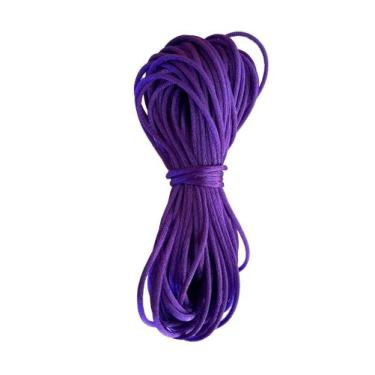 Imagem de Rolo Cordão De Cetim Seda Rabo De Rato 1mm 10 Metro Colorido - ArtePun