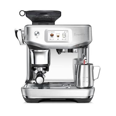 Imagem de Breville Máquina De Café Expresso Barista Touch Impress Com Moedor E Vaporizador De Leite, Máquina De Café Expresso Com Compactação Assistida, Máquina De Cappuccino E Café Com Leite Para Casa, Bes88