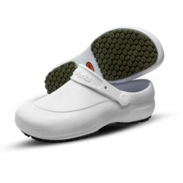 Imagem de Sapato Chef de Cozinha Enfermagem Medicina - Soft Works, 43, Branco