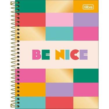 Imagem de Caderno Espiral Capa Dura 1 Matéria 80 Fls Be Nice - Tilibra