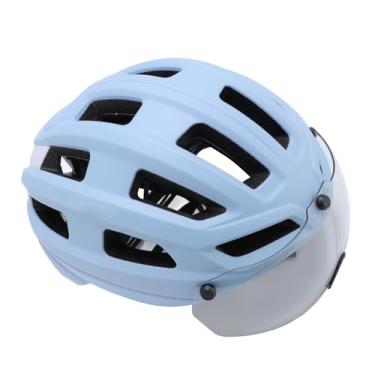 Imagem de Capacete de Bicicleta de Estrada, Material de Amortecimento Espessado PC 21 Grandes Aberturas de Compatíveis Com óculos Miopia (Névoa)