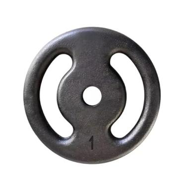 Imagem de Anilha Pintada Peso Academia Musculação 1 Kg