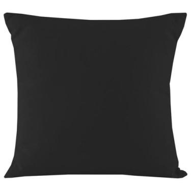 Imagem de Almofada Com Enchimento Namoratta 180 Fios  Preto - Vilela Enxovais