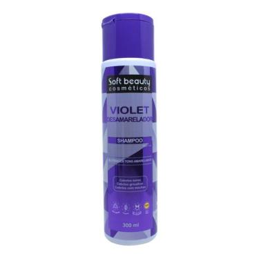 Imagem de Shampoo Sem Sal Desamarelador Amarelo Violet Soft Beauty - SOFTFIX
