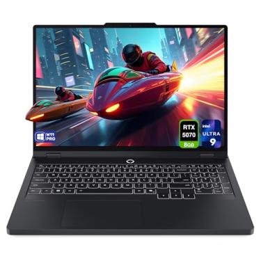 Imagem de Lenovo Laptop para jogos Legion Pro 5i Gen 10, Intel Ultra 9-275HX, 64 GB DDR5 RAM, SSD PCIe de 2 TB, tela WQXGA de 16 polegadas (2560 x 1600), Nvidia G-Force RTX 5070, retroiluminação RGB de 24 zonas
