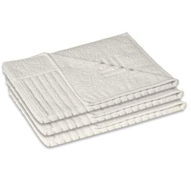 Imagem de 3 Toalha Piso Banheiro Antiderrapante 520g/m2 50x70 Maj Per - IDEALIZA