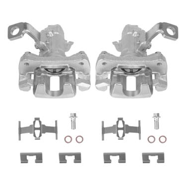 Imagem de PAROD Pinça de freio a disco traseiro 19B1557 19B1556 para Acura Integra 1994-1999, 1992-1995 e 1999-2000 para Honda Civic/ 1993-1997 para Civic del Sol, traseira esquerda e direita