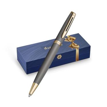 Imagem de Waterman Caneta esferográfica Hemisphere | cinza pedra (coleção The Understated Edit) | Ponta média com tinta azul | Caixa de presente