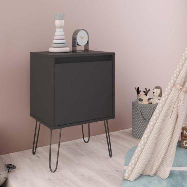 Imagem de Aparador Munique c/ 1 Porta Preto