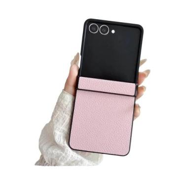 Imagem de Capa Protetora De Luxo Em Couro Duro Para Samsung Galaxy Z Flip 7 6 5 