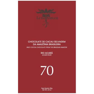Imagem de Chocolate Rio Acará 70% Luisa Abram 80g