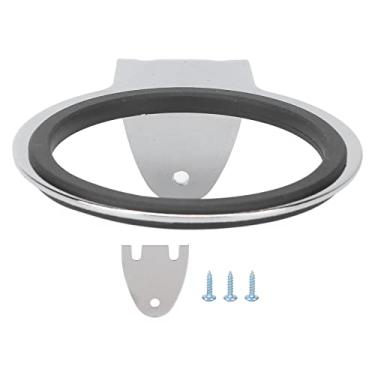 Imagem de Cryfokt Suporte para Secador de Cabelo, Organizador Estiloso para Banheiro, Ferramentas de Cuidados Com o Cabelo, Espaço de Armazenamento, Aço Inoxidável + ABS para Banheiro, Quarto