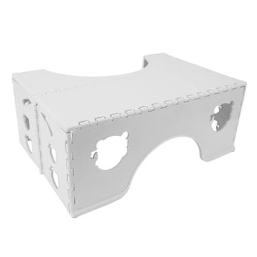 Imagem de aqxreight Banqueta Higiênica Dobrável para Adultos Banqueta Portátil para cocô de Cócoras para Banheiro Antiderrapante para Assistência Sanitária Larga Apoio para Os Pés Postura Rosa Melhor Correta