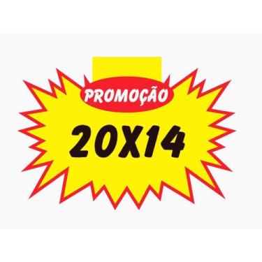 Imagem de Cartaz Splash Oferta Promoção Placa de Preço 20x14cm Pequeno 100 und -