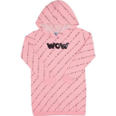 Imagem de Vestido Manga Longa Infantil Moletinho Pulla Bulla Ref 47419-Feminino