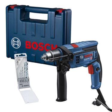 Imagem de Furadeira De Impacto 1-2, 750 W, 220V~, Kit De Brocas E Maleta, Gsb13re, 06012b80e2 Bosch 220V~ Ostenvonder