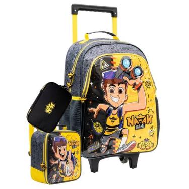 Imagem de Kit Mochila de Rodas + Lancheira + Estojo Box Natan Youtuber - Xeryus