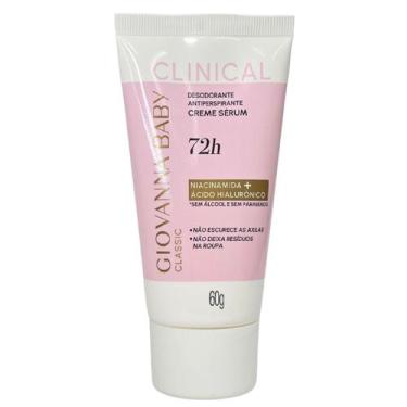 Imagem de Desodorante Creme Sérum Bisnaga Classic Clinical 72h Vegano Giovanna B