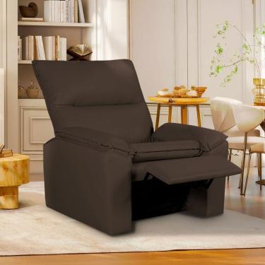 Imagem de Poltrona Do Papai Reclinável Copenhagen Corino Marrom