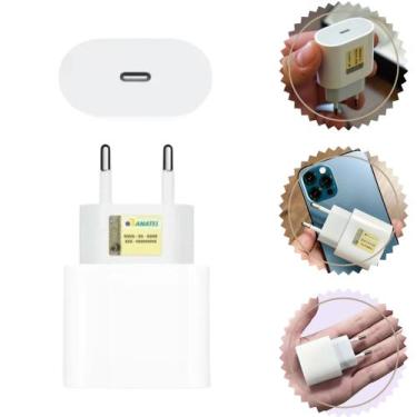 Imagem de Fonte Caixinha Tomada Carregador 35w Turbo USB C Compativel iPhone X 1