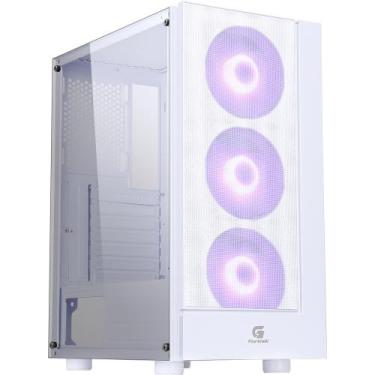 Imagem de Gabinete Gamer Fortrek Cruiser Mid Tower RGB Branco, CRUISER