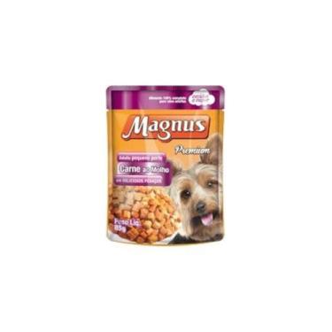 Imagem de Ração Magnus Sache Cães Pequeno Porte Sabor Carne ao Molho 8 - Adimax 