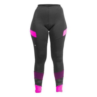 Imagem de Calça de Ciclismo Poker Vênus Feminina - Preto - P, P