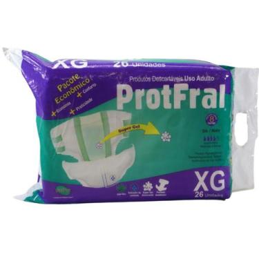 Imagem de Fralda geriátrica descartável  adulto protfral dia/noite - Protclean, 