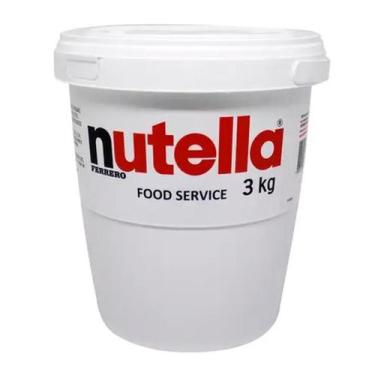 Imagem de Creme De Avela Nutella 3kg Balde