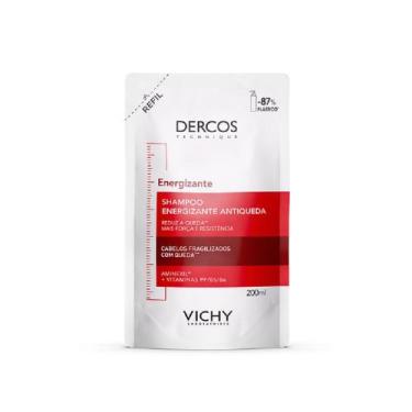 Imagem de Shampoo Dercos Refil Energizante Combate Queda Vichy 200ml - L'oreal